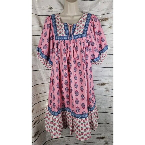 Old Navy Pink and Blue Floral Dress - Picture 2 of 9